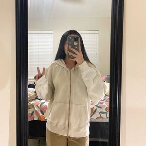 Brandy Melville zip up hoodie